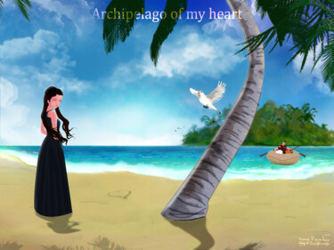 Digital Arts titled "Archipelago of my h…" by Michael Pierre-Louis, Original Artwork, 2D Digital Work