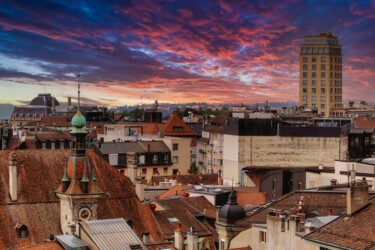 "Street Lausanne Sui…" başlıklı Fotoğraf Michael Risso tarafından, Orijinal sanat, Dijital Fotoğrafçılık