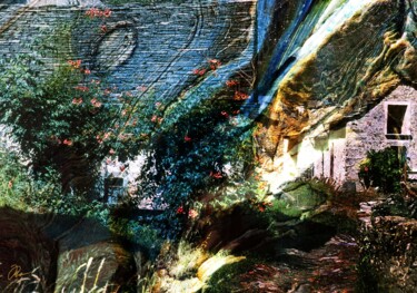 Arts numériques intitulée "Aurigeno" par Michael Robohm, Œuvre d'art originale, Photo montage