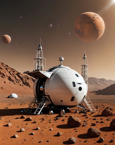 Digital Arts titled "MARS" by Michael Szczepanik, Original Artwork, AI generated image