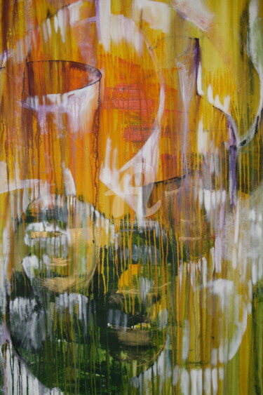 Painting titled "pastis" by Michael Wong Loi Sing, Original Artwork