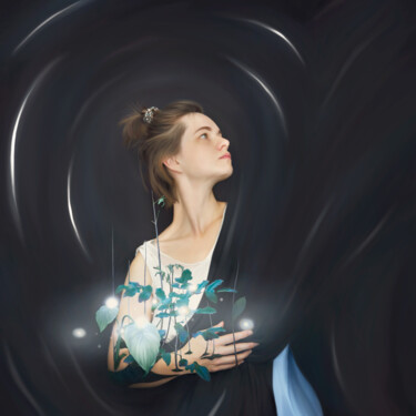 The unfriendly night Photographie intitulée "The unfriendly night" par Michaela Haider, Œuvre d'art originale, Photographie manipulée