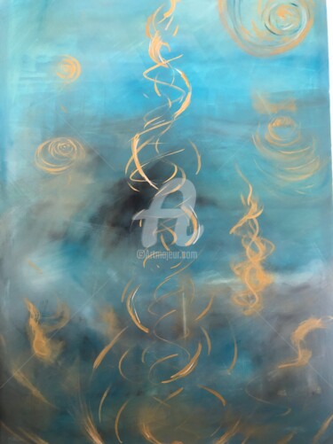 Peinture intitulée "Touch of Cosmic Hea…" par Michaela Melanie Pavic - Mmp Soul Art - Spirituelle Kunst, Œuvre d'art origina…