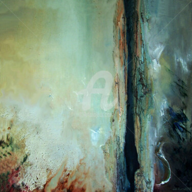 Картина под названием "faille" - Michaelle Ricard, Подлинное произведение искусства, Масло
