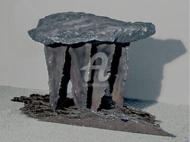 Скульптура под названием "voyage" - Michaelle Ricard, Подлинное произведение искусства, Камень