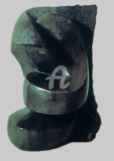 Скульптура под названием "Duo" - Michaelle Ricard, Подлинное произведение искусства, Камень