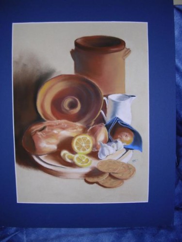 Painting titled "Nature morte" by Michago, Original Artwork