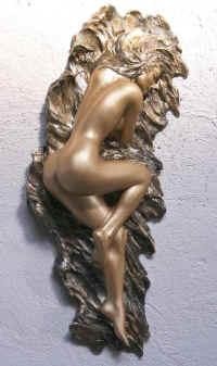Sculpture titled "Marina" by Michail Constantine, Original Artwork, Metals