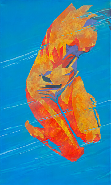 Картина под названием "bez tytulu" - Michał Ostrogórski, Подлинное произведение искусства, Акрил