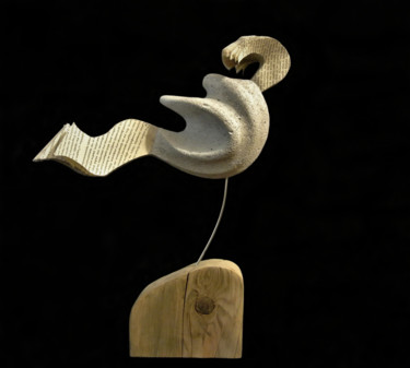 Sculpture intitulée "Koronis" par Michalis Kontoudis, Œuvre d'art originale, Techniques mixtes