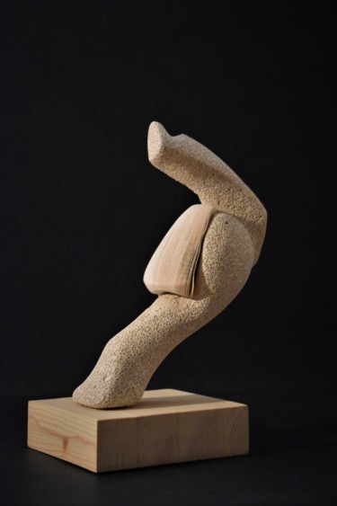Skulptur mit dem Titel "Nymfi Dryopos" von Michalis Kontoudis, Original-Kunstwerk, Papier