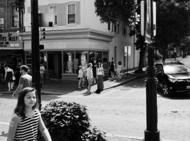 Photography titled "busy-corner-main-st…" by Micheal Driscoll, Original Artwork