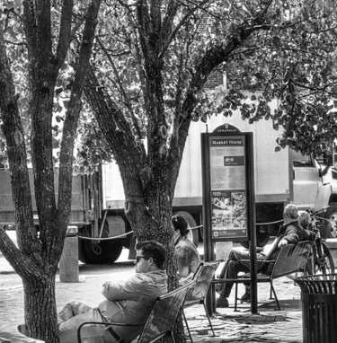 Photography titled "benches-annapolis-w…" by Micheal Driscoll, Original Artwork