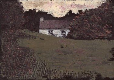 Pintura intitulada "On The Road From Co…" por Micheal O Muirthile, Obras de arte originais, Óleo