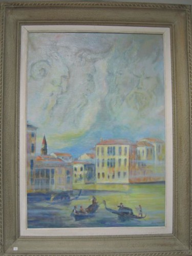 Peinture intitulée "Esprit de Canal" par Michel Adam, Œuvre d'art originale, Huile
