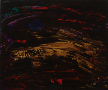 Pittura intitolato "Extrême solitude" da Michel Aucoin, Opera d'arte originale, Acrilico