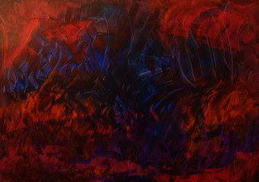 Peinture intitulée "Apparition" par Michel Aucoin, Œuvre d'art originale, Acrylique