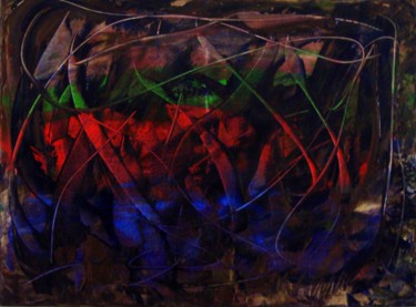 Peinture intitulée "Symphonie" par Michel Aucoin, Œuvre d'art originale, Acrylique