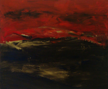 Peinture intitulée "Apocalypse" par Michel Aucoin, Œuvre d'art originale, Acrylique