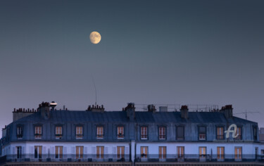 Photographie intitulée "coucher de soleil l…" par Michel Babkine, Œuvre d'art originale, Photographie numérique