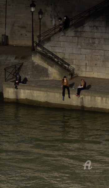 Fotografia intitolato "Quais de Seine" da Michel Babkine, Opera d'arte originale, Fotografia digitale