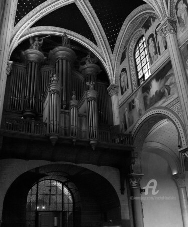 Fotografía titulada "L'orgue" por Michel Babkine, Obra de arte original, Fotografía digital