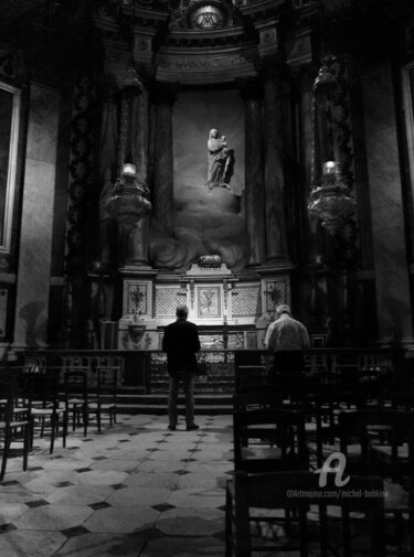 Fotografia intitolato "L'autel" da Michel Babkine, Opera d'arte originale, Fotografia digitale
