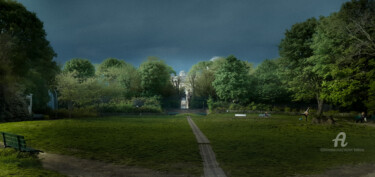 Fotografia intitolato "l'observatoire côté…" da Michel Babkine, Opera d'arte originale, Fotografia digitale