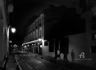 Photography titled "De nuit vers la But…" by Michel Babkine, Original Artwork, Digital Photography