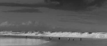 Photography titled "Entre dunes et plage" by Michel Babkine, Original Artwork, Digital Photography