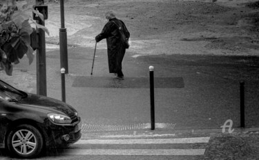 Фотография под названием "un long chemin" - Michel Babkine, Подлинное произведение искусства, Цифровая фотография