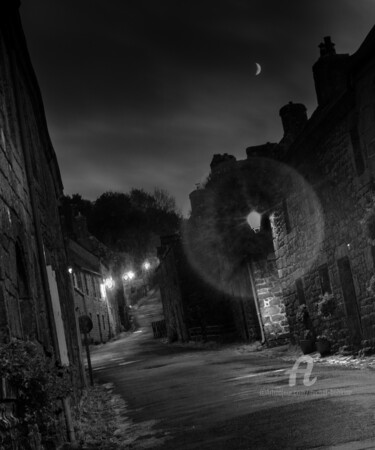 Фотография под названием "Eclairage nocturne" - Michel Babkine, Подлинное произведение искусства, Цифровая фотография