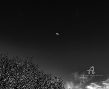 摄影 标题为“lune montante au-de…” 由Michel Babkine, 原创艺术品, 数码摄影