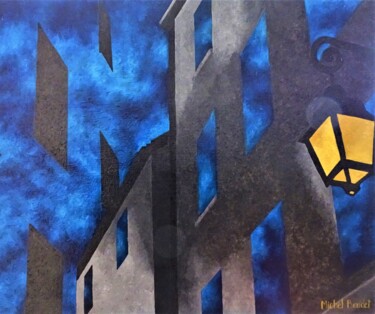 Peinture intitulée "Le monde parallèle" par Michel Baudet, Œuvre d'art originale, Acrylique