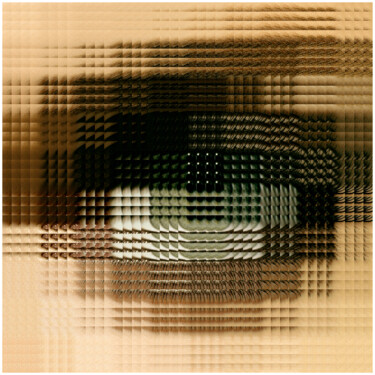Arte digitale intitolato "Oeil démultiplié" da Michel Bugaud, Opera d'arte originale, Lavoro digitale 2D