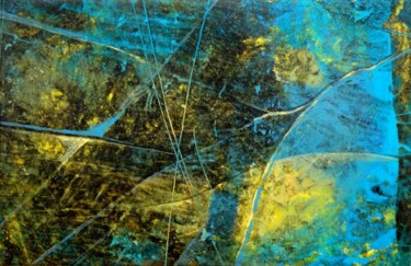 Peinture intitulée "relief" par Michel Buret, Œuvre d'art originale