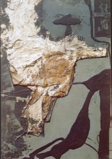 Pittura intitolato "toro" da Michel Campistron, Opera d'arte originale