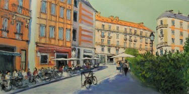 Peinture intitulée "Toulouse, Le Sylène" par Michel Castel, Œuvre d'art originale, Acrylique