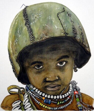 Ancienne calebasse Dorzé, Ethiopie - AS'ART a sense of crafts
