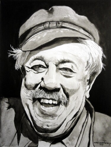 MICHEL Peinture intitulée "MICHEL" par Michel Cendra-Terrassa, Œuvre d'art originale, Aquarelle