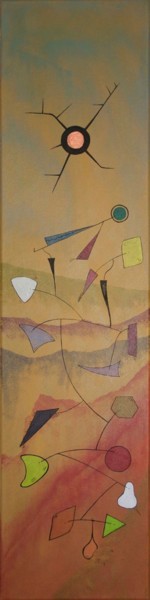 Pintura intitulada "Éléments au soleil…" por Mac, Obras de arte originais, Acrílico