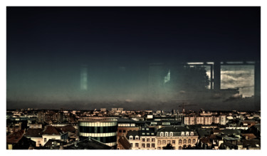 Photographie intitulée "bxl-panorama.jpg" par Michel Clair, Œuvre d'art originale