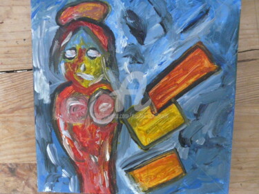 Painting titled "UNE FEMME" by Tomy, Original Artwork