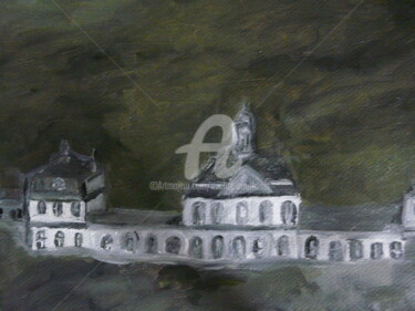 Painting titled "Université catholiq…" by Tomy, Original Artwork, Oil