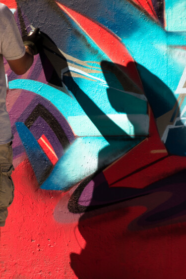 Fotografia zatytułowany „Graff Park 08” autorstwa Michel Daumergue, Oryginalna praca, Fotografia cyfrowa Zamontowany na Alum…