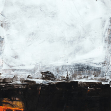 Картина под названием "#193, 25x25cms, acr…" - Michel Debray, Подлинное произведение искусства, Акрил
