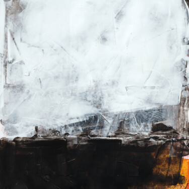 Картина под названием "#194, 25x25cms, acr…" - Michel Debray, Подлинное произведение искусства, Акрил