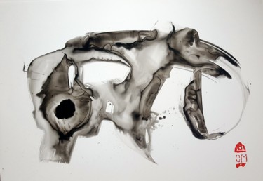 Pintura titulada "évaporescences01201…" por Michel Dufrene, Obra de arte original, Tinta