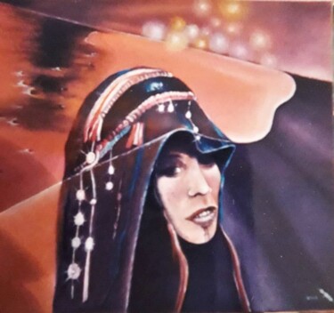 Peinture intitulée "Desert" par Michel Garcin, Œuvre d'art originale, Huile