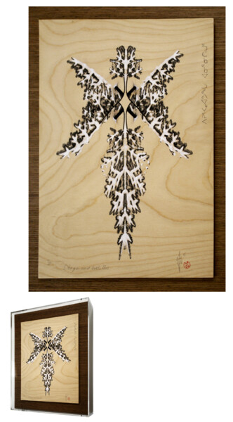 Gravures & estampes intitulée "L'Ange aux bretelles" par Michel Gautier, Œuvre d'art originale